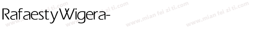 Rafaesty Wigera字体转换